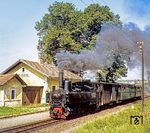 Nach einem kurzen Halt in Neuzeug geht es für 298.25 weiter nach Letten. (08.1977) <i>Foto: Karsten Risch</i>