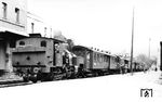 LAG 24 (spätere 98 7304) mit P 10 nach Markt Oberdorf im Bahnhof Füssen. (22.08.1929) <i>Foto: DLA Darmstadt (Maey)</i>