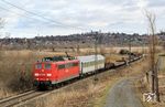 151 157 überführt Tiefladewagen für das Gebirgsjägerbataillon 233 in Mittenwald bei Weichs. (29.03.2006) <i>Foto: Stefan von Lossow</i>