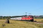 101 028 + 111 026 mit IC 329 "Alpenland" (Dortmund - Seefeld in Tirol) bei Weichs. (22.09.2007) <i>Foto: Stefan von Lossow</i>