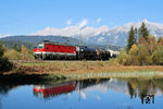 ÖBB 1144.324 mit Gz 45151 nach Innsbruck bei Seefeld in Tirol. (08.10.2007) <i>Foto: Stefan von Lossow</i>