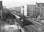 74 1230 mit dem „Veltener Traditionszug“ auf der Berliner Stadtbahn am S-Bahnhof Savignyplatz. (31.10.1984) <i>Foto: Manfred Verhoolen</i>