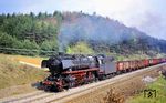 044 834 hat mit einem Güterzug soeben die Blockstelle Mainshof zwischen Sulzbach-Rosenberg und Neukirchen (b Sulzbach-Rosenberg) passiert. (05.1973) <i>Foto: Otto Uhlmann</i>