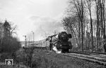 03 121 auf dem Rückweg nach Berlin vor D 165 in Aumühle. (14.04.1968) <i>Foto: Robin Fell</i>