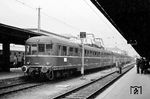 Der Stuttgarter ET 55 04 als Sonderzug in Innsbruck Hbf. (1955) <i>Foto: Robin Fell</i>