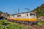111 095 und 111 212 setzen ein letztes Mal im Bahnhof Berchtesgaden um.  (21.09.2025) <i>Foto: Stefan Jurasovits   </i>