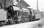 23 023 war seit 14. April 1958 in Gießen beheimatet und blieb bei der Stoom Stichting Nederland (SSN) in Rotterdam betriebsfähig erhalten. (29.08.1966) <i>Foto: Wolfgang Jahn</i>