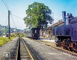 298.53 hat den P 3667 nach Grünburg gebracht und setzt sich nun an das andere Ende des Zuges um. Anschließend geht es mit dem P 3666 zurück nach Garsten, Abfahrt um 12.11 Uhr. (08.1980) <i>Foto: Karsten Risch</i>