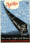 Eine Postkarte, die die Reichsbahn an die Teilnehmer spontaner Sonderfahrten ("Fahrt ins Blaue") verteilte, deren Ziel den Fahrgästen vorab meistens nicht bekannt war. Der Überraschungseffekt wie auch die von der Reise verschickten Karten sorgten für einen zusätzlichen Werbeeffekt.  (1934) <i>Foto: Jupp Wiertz/WER</i>