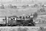 64 006 (Bw Aalen) taucht mit P 1448 nach Aalen bei Urbach auf. (06.10.1966) <i>Foto: Wolfgang Jahn</i>