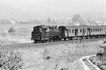 Mit dem P 1447 kam 64 006 bei Urbach zurück in Richtung Schorndorf. (06.10.1966) <i>Foto: Wolfgang Jahn</i>