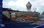 044 650 (44 650) wurde am 02. Oktober 1941 von Borsig fabrikneu zum Bw Halberstadt angeliefert. Als einer der letzten 44er der DB wurde sie am 26. Mai 1977 beim Bw Gelsenkichen-Bismarck ausgemustert. (13.09.1975) <i>Foto: Wolfgang Bügel</i>