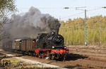 Anlässlich der "Preußentage" im Eisenbahnmuseum Bochum-Dahlhausen war 78 468, die von der Eisenbahn-Tradition Lengerich betreut wird,  bei Bochum-Ehrenfeld unterwegs. (18.04.2010) <i>Foto: Wolfgang Bügel</i>