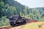 ÖBB 52.2325 (Henschel, Baujahr 1943) mit einem Erzzug auf der Strecke von Hieflau nach Eisenerz bei Radmer. (04.08.1969) <i>Foto: Helmut Dahlhaus</i>