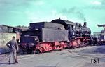 55 4848 (Bw Gremberg rangiert im Anschluss der Fa. Henrichs in Siegburg. (08.1967) <i>Foto: Dr. Hans Werner Eisermann</i>