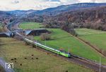 Eine 193 der Flixtrain GmbH München auf der Linie FLX 10 von Stuttgart nach Berlin bei Kälberfeld. (20.11.2025) <i>Foto: Joachim Schmidt</i>