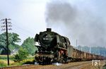044 664 vom Bw Emden mit einem Ganzzug von Emden nach Wanne-Eickel bei Sprakel. (31.07.1971) <i>Foto: Bernd Kappel</i>