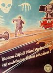 Einen Augenblick unaufmerksam zu sein, kann das Leben kosten - daran musste man auch schon mal mit drastischen Mitteln erinnern.  (1958) <i>Foto: BSA Frankfurt/M</i>