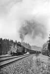 Der Güterverkehr kennt keine Feiertage: Die Bebraer ölgefeuerte 44 1746 am Pfingstsamstag 1964 auf dem Weg nach Gerstungen bei Hönebach. (16.05.1964) <i>Foto: Karl-Ernst Maedel</i>