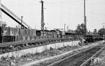 Die damals noch intakte Spurwechselanlage im Bahnhof Radebeul Ost.  (05.1968) <i>Foto: Fritz Herold</i>