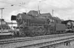 Auch 023 105, die letzte für die DB gebaute Dampflokomotive, hatte sich für die Ausstellung in Saarlouis Hbf herausgeputzt.  (22.05.1971) <i>Foto: Wolfgang Bügel</i>