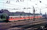 624 503/508 (Bw Braunschweig) fährt als Et 1897 nach Detmold aus Münster (Westf) hbf. (24.08.1971) <i>Foto: Bernd Kappel</i>