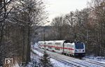 147 565 mit dem Leerpark des IC 2042 als LPFT 27876 nach Köln Bbf bei Solingen. (07.01.2026) <i>Foto: Joachim Bügel</i>