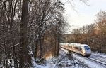 Tz 8012 als Zusatzfahrt ICE 2863 (Frankfurt/M - Dortmund Hbf) bei Solingen-Ohligs. (07.01.2026) <i>Foto: Joachim Bügel</i>