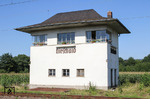 Über das Stellwerk aus dem Jahre 1935 werden auf der Strecke Bamberg - Erlangen die letzten mechanischen Weichen und Signale gestellt. (20.08.2010) <i>Foto: Joachim Bügel</i>