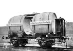 Weinfaßwagen der Reichseisenbahnen Elsaß-Lothringen Nr. 600 234 für die "Oberrheinischen Weininteressenten Actien-Gesellschaft Rosheim" im Elsaß. (1910) <i>Foto: RVM-Archiv</i>