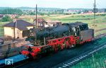 Auch 023 030 zeigt sich im Sommer 1970 in einem hervorragenden Pflegezustand in ihrem Heimat-Bw Crailsheim. (07.1970) <i>Foto: Rolf Hahmann</i>