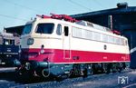 Die im April 1968 in Dienst gestellte 112 488 vom Bw Frankfurt/M-1 wurde vier Wochen später im Bw Haltingen angetroffen. (05.1968) <i>Foto: Rolf Hahmann</i>