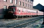 VT 60 517 (ex DRB 137 377) am Ende seiner Karriere im Bw Gießen. Ein halbes Jahr nach dieser Aufnahme wurde er abgestellt. (03.1967) <i>Foto: Rolf Hahmann</i>