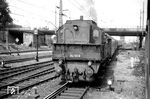 Auf der Reise zur IVA nach München wurde in Augsburg Hbf die dort rangierende 94 1568 aus dem D 30 "Münchener Kindl" fotografiert. (11.08.1965) <i>Foto: Reinhard Gumbert</i>