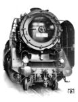 44 143 in einer stark retuschierten Werkaufnahme von Krauss-Maffei in München. Auf den Lack gab es offenkundig 3 Jahre Garantie. Die Abnahme der Lok erfolgte am 30.11.1938 im RAW Meiningen, ihr erstes Heimat-Bw war Treuchtlingen. (11.1938) <i>Foto: Werkfoto</i>