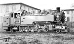 Neubaulok 99 783 im Fotografieranstrich beim Herstellerwerk LKM Babelsberg.  (1953) <i>Foto: Werkfoto</i>