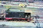 236 214 vom Bw Finnentrop im Bauzugeinsatz im Rangierbahnhof Hagen-Vorhalle. (03.1972) <i>Foto: Rolf Hahmann</i>