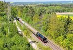 Der Sonderzug aus Mönchengladbach mit 01 1104 kurz vor seinem Ziel bei Goslar. (02.05.2026) <i>Foto: Joachim Schmidt</i>