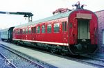 Der frisch ausgebesserte Triebkopf des 430 115 im AW Stuttgart-Bad Cannstatt. (11.1970) <i>Foto: Rolf Hahmann</i>