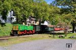 Lok D 4 fährt mit Pz 3 nach Engeln in Burgbrohl ein. (26.04.2026) <i>Foto: Zeno Pillmann</i>
