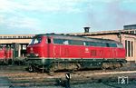 Die Oldenburger V 160 040 präsentiert sich im Bw Osnabrück Rbf. (04.1966) <i>Foto: Rolf Hahmann</i>