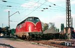 V 200 004 aus Würzburg zu Gast im Bw Bamberg. (03.1966) <i>Foto: Rolf Hahmann</i>