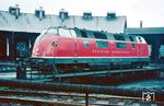 V 200 004 (Bw Frankfurt-Griesheim) zu Gast im Bw Bebra. (1961) <i>Foto: Rolf Hahmann</i>