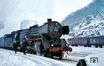 Die Dillenburger 01 006 beim Aufenthalt des D 84 (Oberhausen - Frankfurt/M) im Bahnhof Dillenburg. (01.1963) <i>Foto: Rolf Hahmann</i>
