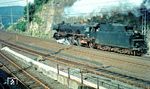 01 015 als tägliche Lz aus Hagen-Eckesey für den E 547 auf dem Weg nach Wuppertal-Vohwinkel in Ennepetal-Milspe. (08.1962) <i>Foto: Rolf Hahmann</i>