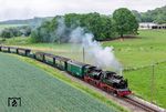 99 4801 und 99 4802 vor P 104 nach Lauterbach Mole bei Serams. (31.05.2026) <i>Foto: Joachim Schmidt</i>