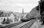V 200 021 (Bw Hamm/Westf) mit dem D 67 "Riviera-Express" (Ventimiglia - Milano - Gotthard - Basel - Köln - Amsterdam) in St. Goar. (07.1958) <i>Foto: Ernst Winter</i>