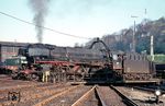 01 227 (Bw Paderborn) rückt in das Bw Kassel ein. (04.1967) <i>Foto: Rolf Hahmann</i>