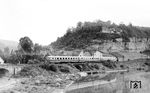 VT 06 110 als Ft 38 "Rhein-Donau-Blitz" (Dortmund - Frankfurt/M - Würzburg - Regensburg) bei Retzbach am Main. (05.06.1951) <i>Foto: Carl Bellingrodt</i>