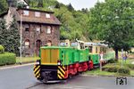 Diesellok D 4 mit VB 50 (ex VT 50, DWK Kiel, Baujahr 1926) als Sonderzug Pz 901 in Niederzissen. (05.06.2026) <i>Foto: Zeno Pillmann</i>